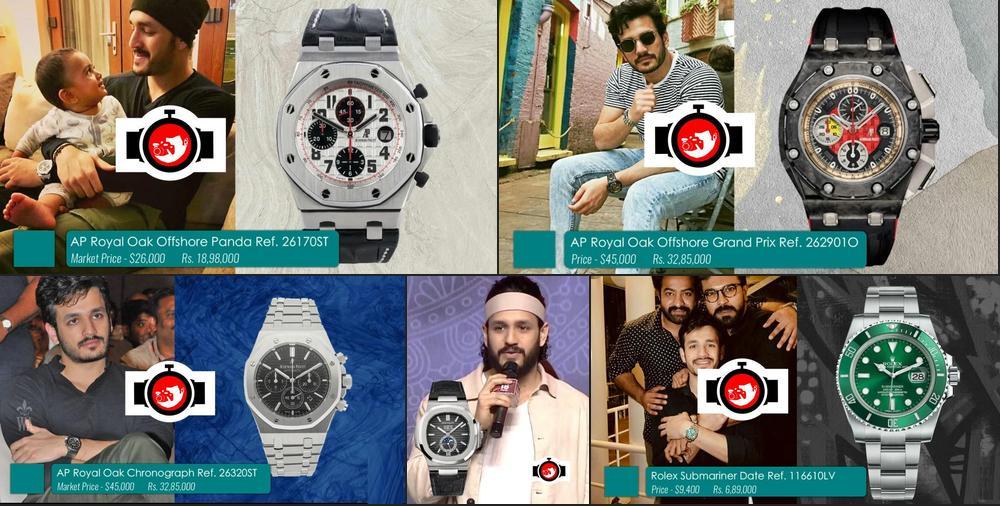 Akhil Akkineni's Impressive Watch Collection - From Audemars Piguet to Patek Philippe and Rolex